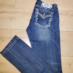 Miss Me  Mid-Rise Easy Cuffed Straight Size 27